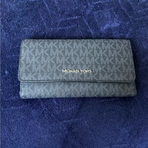 Michael Kors Gray & Black Wallet